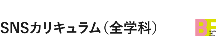 SNSカリキュラム（全学科）